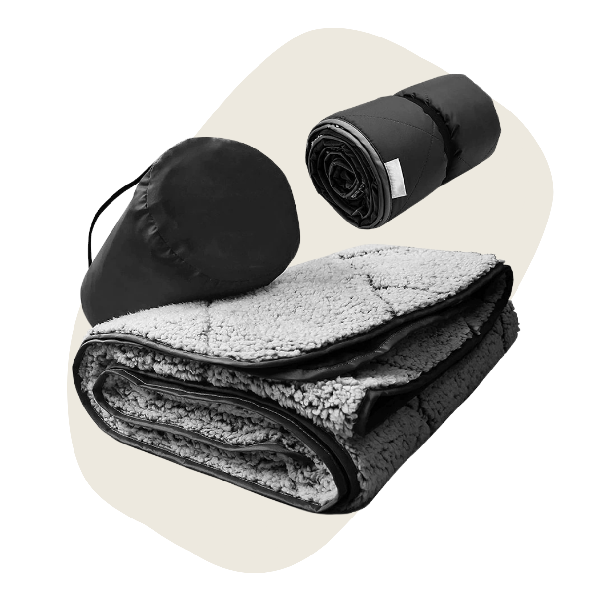 Vanntett Fôret Turteppe (140x200cm)